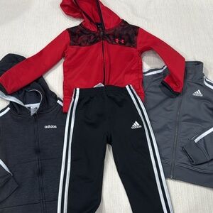 SOLD!Size 4 little boy brand bundle (nike/ adidas/ under armour)
